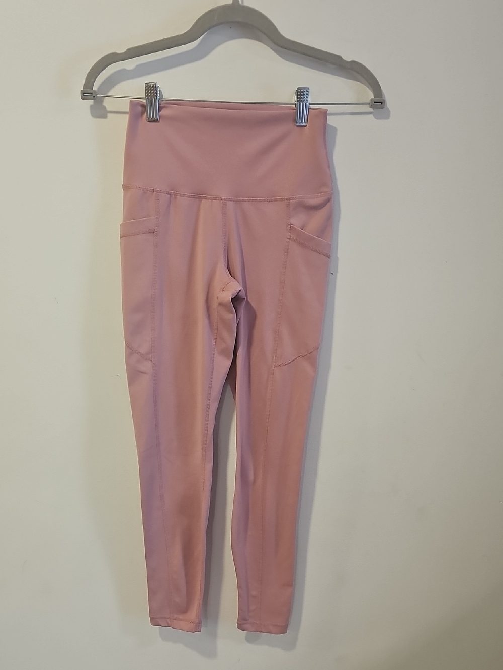 Pink High-Waisted Leggings